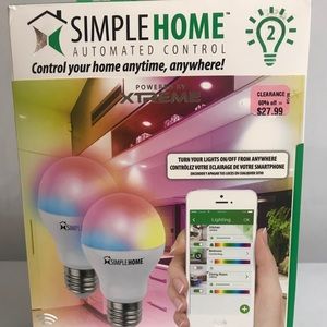 Multi colored smart LED bulbs